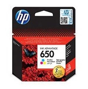 HP 650 originální inkoustová kazeta barevná CZ102AE