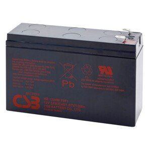 CSB 12V 6,4Ah HR1224W F2F1