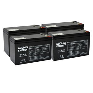 Baterie pro UPS (4x Goowei Energy OT9-12)