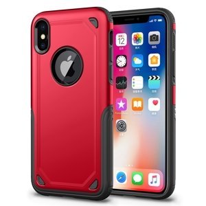SHOCKPROOF Ochranný kryt Apple iPhone XS Max červený