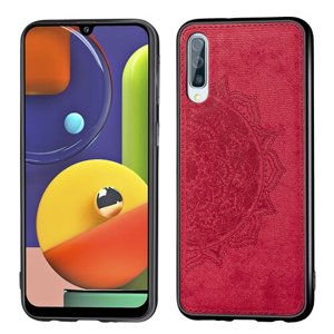 MANDALA Ochranný kryt Samsung Galaxy A50s červený