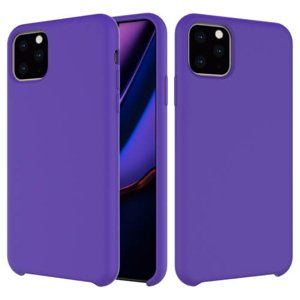 RUBBER Gumový kryt Apple iPhone 11 Pro Max tmavě fialový