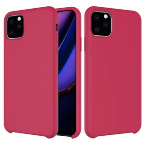 RUBBER Gumový kryt Apple iPhone 11 Pro Max cyklámenová