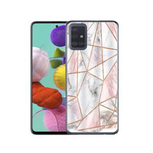 MY ART Ochranný kryt Samsung Galaxy A51 PINK MARBLE (143)