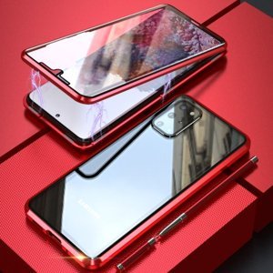 Magnetický kryt 360 Samsung Galaxy S20 Plus červený
