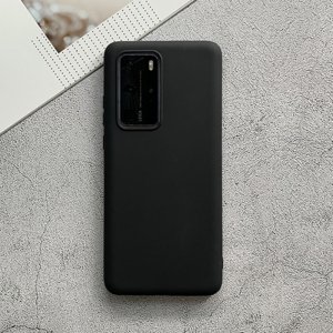 RUBBER Gumový kryt Huawei P40 Pro černý