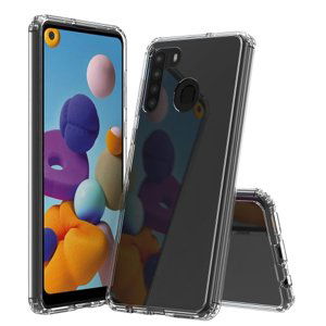 SHOCK Extra odolný kryt Samsung Galaxy A21 průhledný