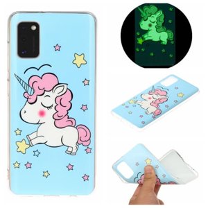 ART TPU svítící kryt Samsung Galaxy A41 UNICORN