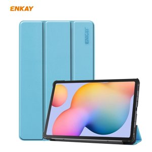 ENKAY flipové pouzdro Samsung Galaxy Tab S6 Lite / S6 Lite 2022 (P610/T615) světlemodré