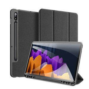 DUX DOMO zaklapovací kryt Samsung Galaxy Tab S8+/ S7+ / S7 FE černý