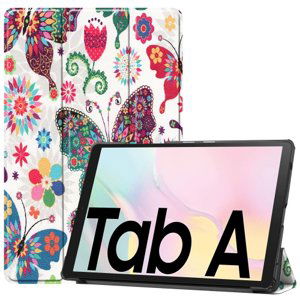 ART zaklapovací obal Samsung Galaxy Tab A7 10.4 (T500 / T505) COLORFUL BUTTERFLY