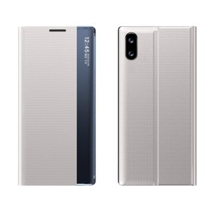 SLEEP CASE zaklapovací kryt Xiaomi Redmi 9A / 9AT stříbrný