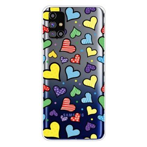 ART Silikonový kryt Samsung Galaxy M31s HEARTS