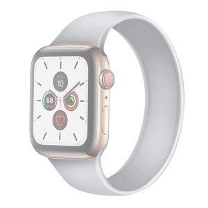 ELASTIC Řemínek Apple Watch 9 / 8 / 7 (41mm) / 6 / SE / 5/4 (40mm) / 3/2/1 (38mm) bílý