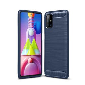 FLEXI TPU Kryt Samsung Galaxy M51 modrý