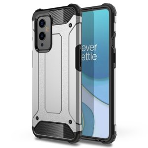 TOUGH Ochranný kryt OnePlus 9 stříbrný