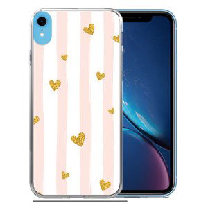 MY ART Ochranný kryt Apple iPhone X / XS HEARTS (006)