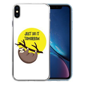 MY ART ochranný obal Apple iPhone X / XS Sloth (010)