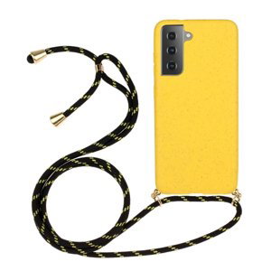 ROPE Kryt se šňůrkou Samsung Galaxy S21 5G žlutý