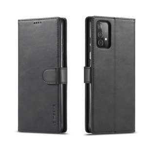 IMEEKE Peňaženkový kryt Samsung Galaxy A52 / A52 5G / A52s černý