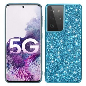 LIQUID TPU obal Samsung Galaxy S21 Ultra 5G modrý