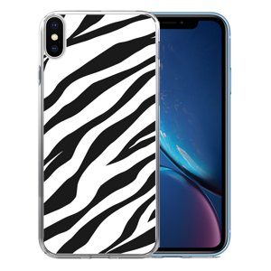 MY ART ochranný obal Apple iPhone X / XS ZEBRA (049)