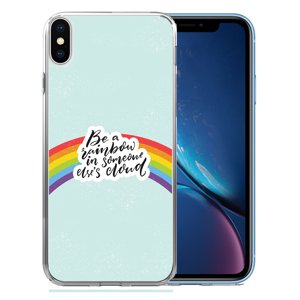 MY ART ochranný obal Apple iPhone X / XS RAINBOW (105)