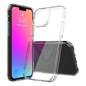 SHOCK Extra odolný kryt Apple iPhone 13 Pro Max průhledný