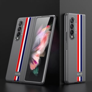 GKK STRIPES Ochranný kryt Samsung Galaxy Z Fold 3 5G šedý