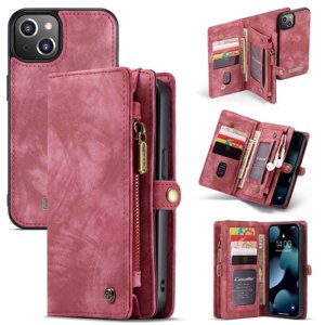 WALLET Ochranný kryt s peněženkou 2v1 pro Apple iPhone 13 Pro Max červený