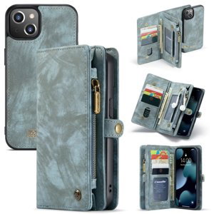 WALLET Ochranný kryt s peněženkou 2v1 pro Apple iPhone 13 Pro Max modrý