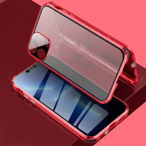 Magnetický obal 360 Apple iPhone 13 Pro červený