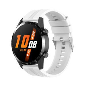 SILICONE Řemínek Huawei Watch GT 3 46mm / GT 3 SE / GT Runner bílý