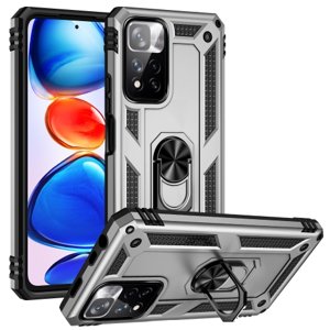 RING Ochranný obal pro Xiaomi Redmi Note 11 Pro stříbrný