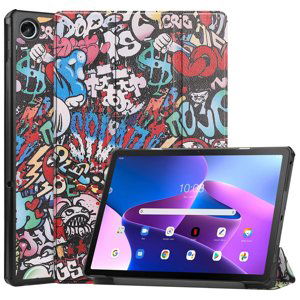 ART Zaklápěcí obal pro Lenovo Tab M10 Plus 3. generace GRAFFITI