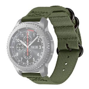 NYLON Univerzální řemínek na hodinky - šířka 22mm zelený