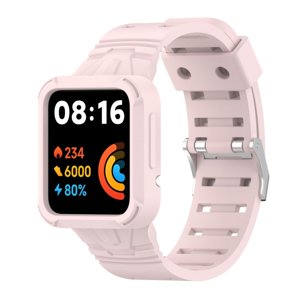 GLACIER Ochranné pouzdro s řemínkem Xiaomi Redmi Watch 2 Lite růžové