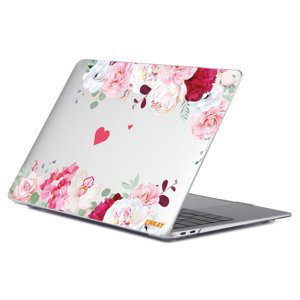 ENKAY FLOWER Pouzdro pro MacBook Air 13" A1932 / A2179 / A2337 PEONY