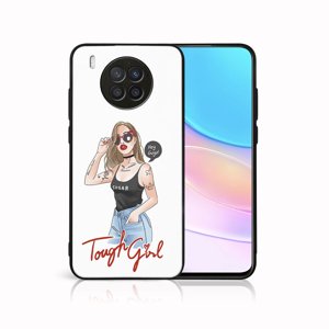 MY ART Silikonový obal Huawei Nova 8i TOUGH GIRL (131)