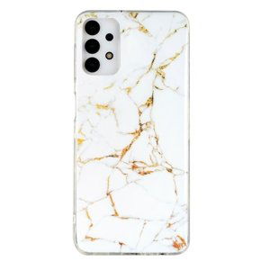 IMD MARBLE Ochranný kryt Samsung Galaxy A13 WHITE