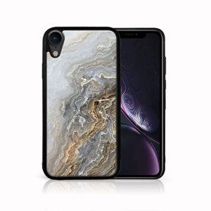 MY ART Ochranný obal Apple iPhone XR BEIGE (151)