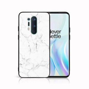 MY ART Ochranný obal OnePlus 8 Pro -WHITE MARBLE (144)