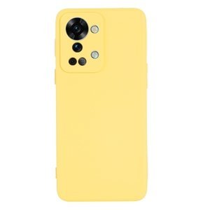 RUBBER Ochranný kryt pro OnePlus Nord 2T 5G žlutý
