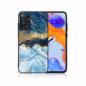 MY ART Ochranný obal Xiaomi Redmi Note 11 / Note 11S - BLUE MARBLE (141)