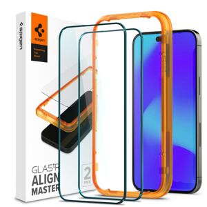 SPIGEN ALM FC 3D sklo Apple iPhone 14 Pro Max černé - 2 kusy