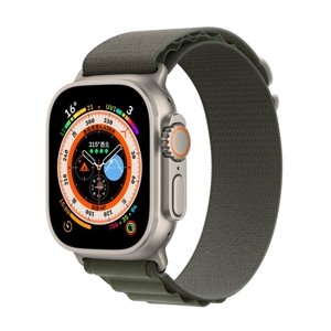 NYLON Vyměnitelný řemínek pro Apple Watch Ultra 1 / 2 (49mm) / 8/7 (45mm) zelený