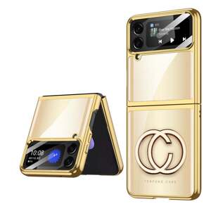 GKK GLASS Ochranný kryt Samsung Galaxy Z Flip4 5G POSH GOLD