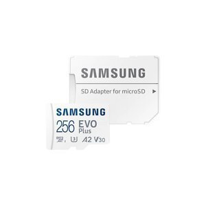 Paměťová karta SAMSUNG microSDXC 256GB EVO Plus + SD adaptér