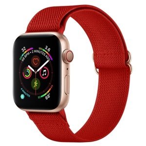 NYLON Řemínek pro Apple Watch Ultra 1 / 2 (49mm) / 8/7 (45mm) červený
