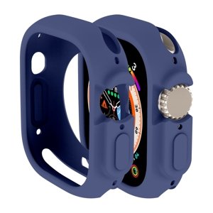 TPU HALF COVER Obal pro Apple Watch Ultra 1 / 2 49mm tmavomodrý